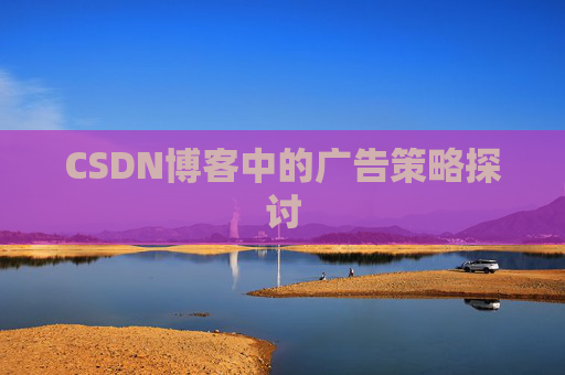 CSDN博客中的广告策略探讨